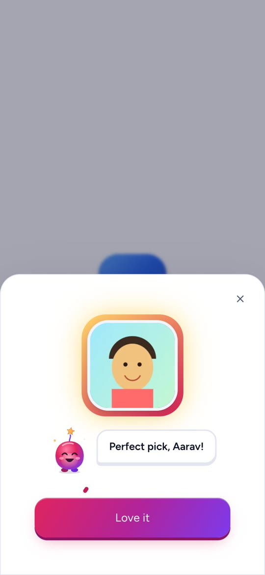 Tara celebrating a child's new profile photo